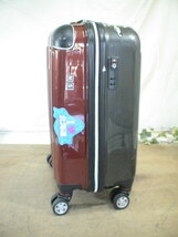 4666　赤・黒 TSAロック付　鍵付　スーツケース　キャリケース　旅行用　ビジネストラベルバック_画像2
