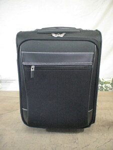 4732　黒　鍵付　スーツケース　キャリケース　旅行用　ビジネストラベルバック