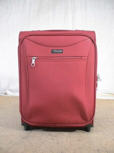 4856　Panviene　赤　鍵付　スーツケース　キャリケース　旅行用　ビジネストラベルバック