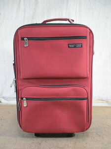 4883　DEIKEB　赤　鍵付　スーツケース　キャリケース　旅行用　ビジネストラベルバック