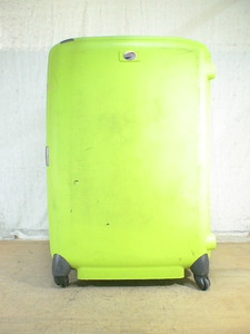 4890　AMERICAN TOURISTER　緑　鍵付　ダイヤル　スーツケース　キャリケース　旅行用　ビジネストラベルバック