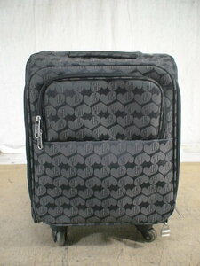 W4545　ELLE TRAVEL　グレー　スーツケース　キャリケース　旅行用　ビジネストラベルバック