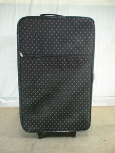 4592　黒・ピンク　スーツケース　キャリケース　旅行用　ビジネストラベルバック