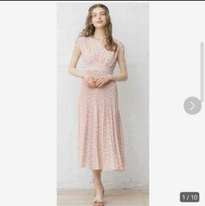 ロングワンピース ワンピース TOCCA トッカ　ピンク　スカート　オンワード　onward ドレス dress 可愛い　