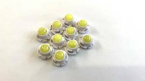 【送料無料】T4.7 COB LED 広角拡散 ホワイト 10個セット 　白　メーター球　エアコンパネル