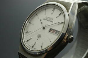 VMPD6-113-7 SEIKO セイコー 腕時計 9223-8000 キングクォーツ デイデイト ラウンド クォーツ 約64g メンズ シルバー ジャンク
