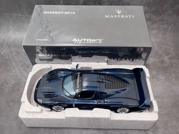 1/18 オートアート AUTOart 75802 マセラティ MC12 メタリック・ダークブルー　MASERATI 