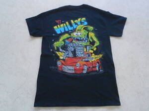 ★ラットフィンク RAT FINK 正規品　Tシャツ　日本未発売　1941WillysModels　BOMB！KUSTOM！LOWRIDER！HOTROD！ムーンアイズ！アメ車！