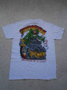 ☆ラットフィンク RATFINK 正規品　Tシャツ　アメ車　CHEVY！biker！so cal ！LOWRIDER！HOTROD！USDM！JDM！ムーンアイズ！チカーノ！