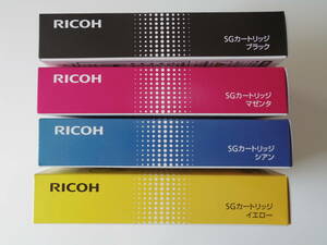 送料無料　新品 RICOH　純正 SG カートリッジ 4色セット GC41K GC41M GC41C GC41Y