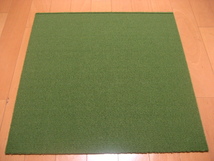 日本製タイルカーペット（１０枚）厚み約6.5mm＜１３６４＞在庫３１枚・訳あり品・１枚１４０円～_画像1