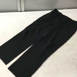 送料無料★UNIQLO ユニクロ★ストレッチパンツ　ボトムス★黒パンツ★メンズ　Mサイズ★ブラック#60112sj80