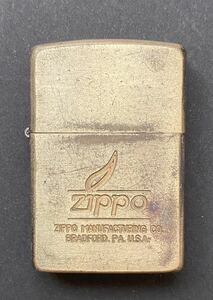 ZIPPO MANUFACTURING CO. BRADFORD.PA.U.S.A. USA gold ジッポライター オイルライター ジッポー アメリカ ゴールド 金色