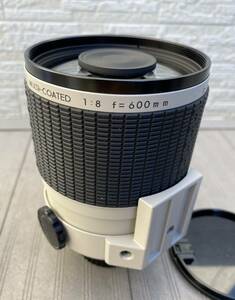 SIGMA MIRROR-TELEPHOTO MULTI-COATED 1:8 f=600mm レンズ ホワイト 日本製