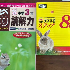 ハイレベ読解力3年&漢検 8級 漢字学習ステップ