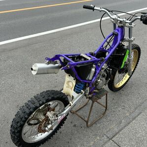 KX80 部品取り KX100エンジン載ってます。レストアベース カワサキ 圧縮あり  水戸 茨城 関東 1万円スタート！の画像6