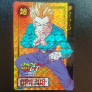 ドラゴンボール カードダス 孫悟天 ドラゴンボールGT キラ BANDAI 両面 バンダイDRAGON BALL 1996 日本製 made in japan