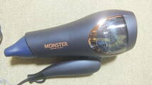 即決 新古 未使用 コイズミ KOIZUMI ヘアードライヤー ダブルファンドライヤー MONSTER KHD-W800 ネイビー_画像3