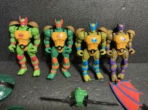 ● スーパータートルズ　ドナテロ　ラファエロ ミケランジェロ レオナード 57 SUPER TURTLES 4体セット まとめ売り _画像3