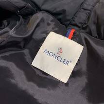 816【入手困難 人気色】MONCLER モンクレール ダウンコート ダブル ブラック 黒色 ジャケット アウター ププリエ PEUPLIER ダブルブレスト_画像5