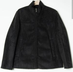 良品 価格2,8万円程●MALE&Co. レザー ジャケット ファー メンズ L