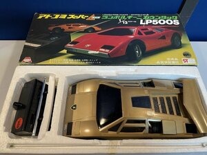 ★　アトコミ スーパー デルタ 1/12 　ランボルギーニ　カウンタック　 LP500S 　金車体 　ラジコン　★　動作未確認