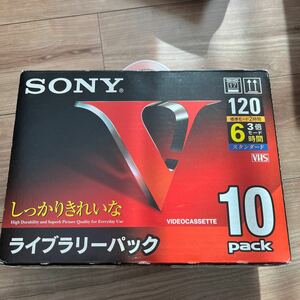 【新品 未開封】VHS ビデオテープ 10本 SONY ビデオカセットテープ ソニー