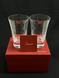 ▲未使用品【Baccarat バカラ 】グラス・タンブラー・ハイボール・ミルニュイ・2客セット・ペアグラス・洋食器・箱付