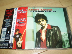 ○国内帯付!RICHIE KOTZENリッチーコッツェン/WAVE OF EMOTION*テクニカルギターメタル