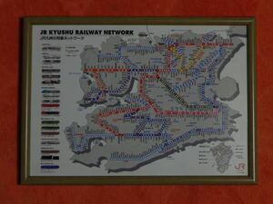 ①　ＪＲ九州　路線図　急行くまがわ　日田彦山線　（送料は無料）