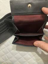 ポールスミス Paul Smith 本革製 二つ折り財布　ブラック　レザー　ウォレット　マルチストライプ_画像5