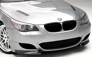 ◆BMW E60M5セダン用 VRS CSLスタイルリアルカーボンフロントリップスポイラーセット/カーボンスプリッター/シュタイナー/GTS/人気商品