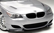 ◆BMW E60M5セダン用 VRS CSLスタイルリアルカーボンフロントリップスポイラーセット/カーボンスプリッター/シュタイナー/GTS/人気商品_画像1