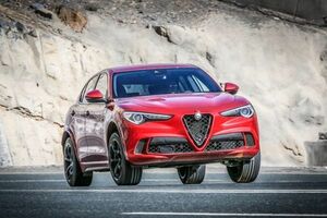 ◆アルファ・ロメオ 2018～ステルヴィオ用ダクトタイプカーボンルーフスポイラー/リアウイング/リアスポイラー/STELVIO/ALFA/綾織カーボン