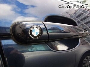 BMW青銀カーボン調スムージングカバー/アクセサリーエンブレム/キーシリンダーカバー/M6/M3/M4/M5/1M/E30/E32/E34/E36/E38/E39/E46/E40/E46