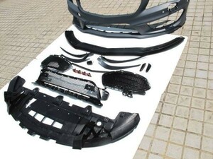 ◆ベンツ W117/C117X117 CLA用CLA45AMG フロントバンパー/カーボンカナードセット/人気商品/ウレタン製/スプリッター/エアロ/人気商品