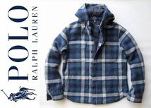 ◆本物◆POLO RALPH LAUREN◆10.6万◎プラッドツイードフーテッドジャケットM(日本L～) 新品_画像1