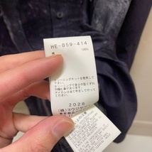 Yohji Yamamoto POUR HOMME　ヨウジヤマモト プールオム　22AW Triple-Collar Print Shirt 　HE‐B59‐414　SIZE3　【代官山01】_画像6