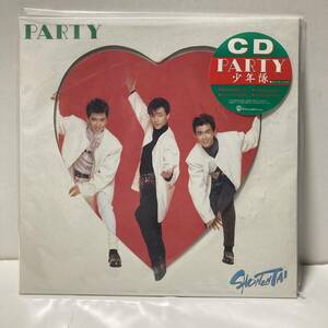 少年隊 PARTY レコードジャケットサイズ　ピンナップ