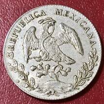 銀貨 1891年　8レアル　メキシコ 1円銀貨　貿易銀　古銭　硬貨　コイン　_画像2