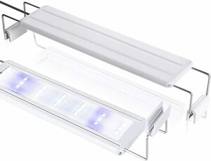 LEDGLE 水槽ライト ledアクアリウムライト 10W 39個LED 50～60cm対応 熱帯魚/観賞魚飼育・水草育成・水槽照明用 (39LED灯＆長さ：50cm)