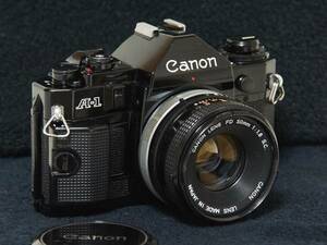 Canon A-1 FD50ｍｍF1.8S.C標準レンズセット【Working product・作動確認済】