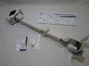  Sanwa Supply mine timbering installation liquid crystal monitor arm CR-LA352