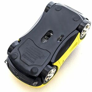 ★新品★ 希望価格3120円 光学式ワイヤレス 車型マウス ミニUSBドングル受信機 黄色 イエロー 018の画像6