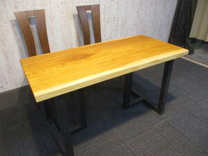 #1113　欅　ダイニング　座卓　ローテーブル　一枚板　テーブル　一枚板テーブル
