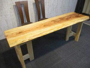 G065　杉　スギ　一枚板　テーブル　カウンター　棚　椅子　ベンチ　板　天板　ダイニング　座卓　ローテーブル　一枚板テーブル