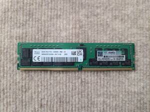 SK hynix HMA84GR7DJR4N-XN T4 AD 32GB 2Rx4 PC4-3200AA RDIMM Server Memory HP純正メモリ 840758-091 850881-001 [2201]