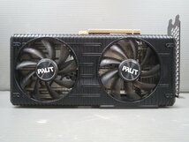 ♪Palit GeForce RTX 3060 Ti DUAL 8GB / NE6306T019P2-190AD パリット グラフィックボード♪動作未確認 ジャンク品_画像1