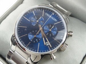 ♪Calvin Klein カルバンクライン クォーツ メンズ腕時計 クロノグラフ CK K2G271♪未使用 保管品