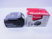 ★ マキタ 正規 純正品 BL1860B　バッテリー 18V 6.0Ah リチウムイオン ★ 未使用品_画像1